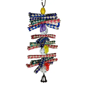 A & E Cages Happy Beaks Finger Stack Bird Toy 2in x 6in x 12in