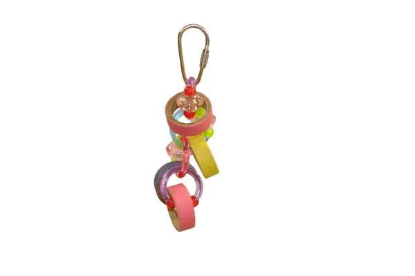 A & E Happy Beaks Parakeet Rings Bird Toy