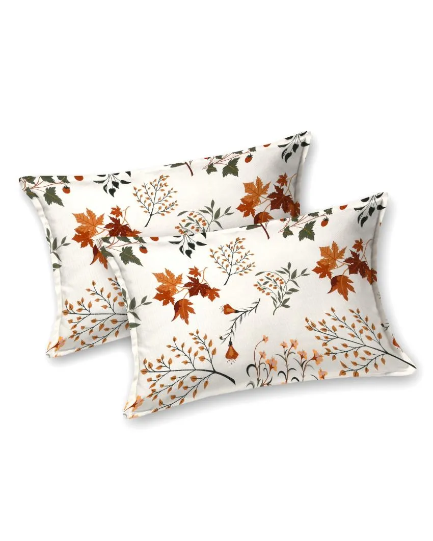 Aster Floral Polycotton Flat Bedding Set | King Size | 108 x 108 inches