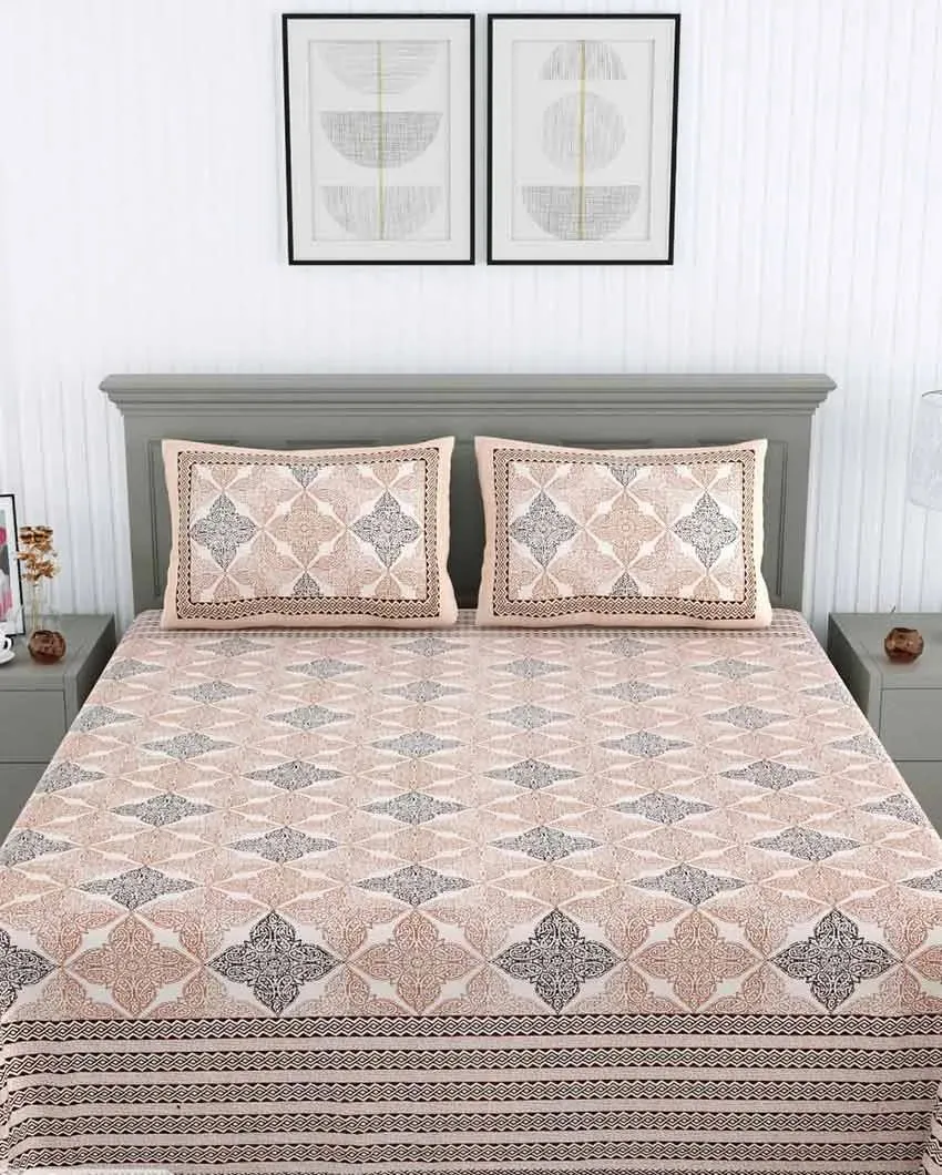 Barfi Floral Cotton Bedding Set | 100 x 108 inches