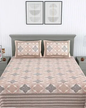 Barfi Floral Cotton Bedding Set | 100 x 108 inches