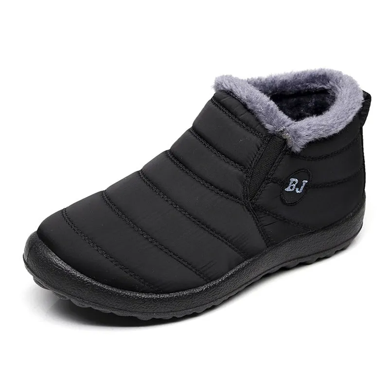 BJ Waterproof Ankle Snow Boots Indoor Shoes For Women