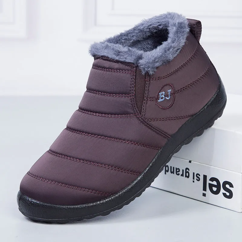 BJ Waterproof Ankle Snow Boots Indoor Shoes For Women