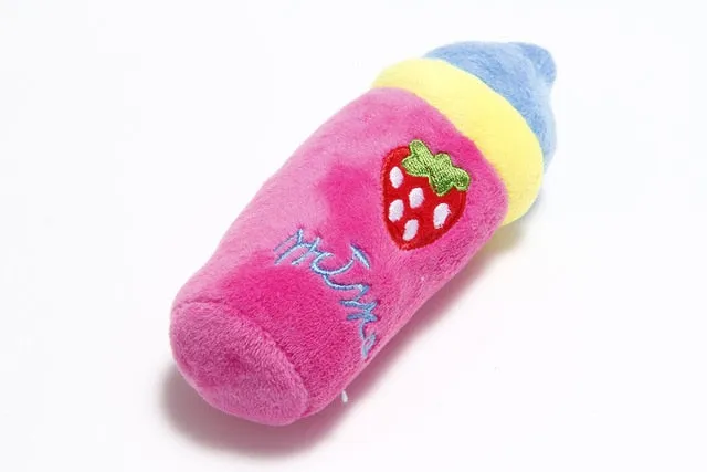 Dog Plush Squeaky Toys Bone Aggressive Chewers