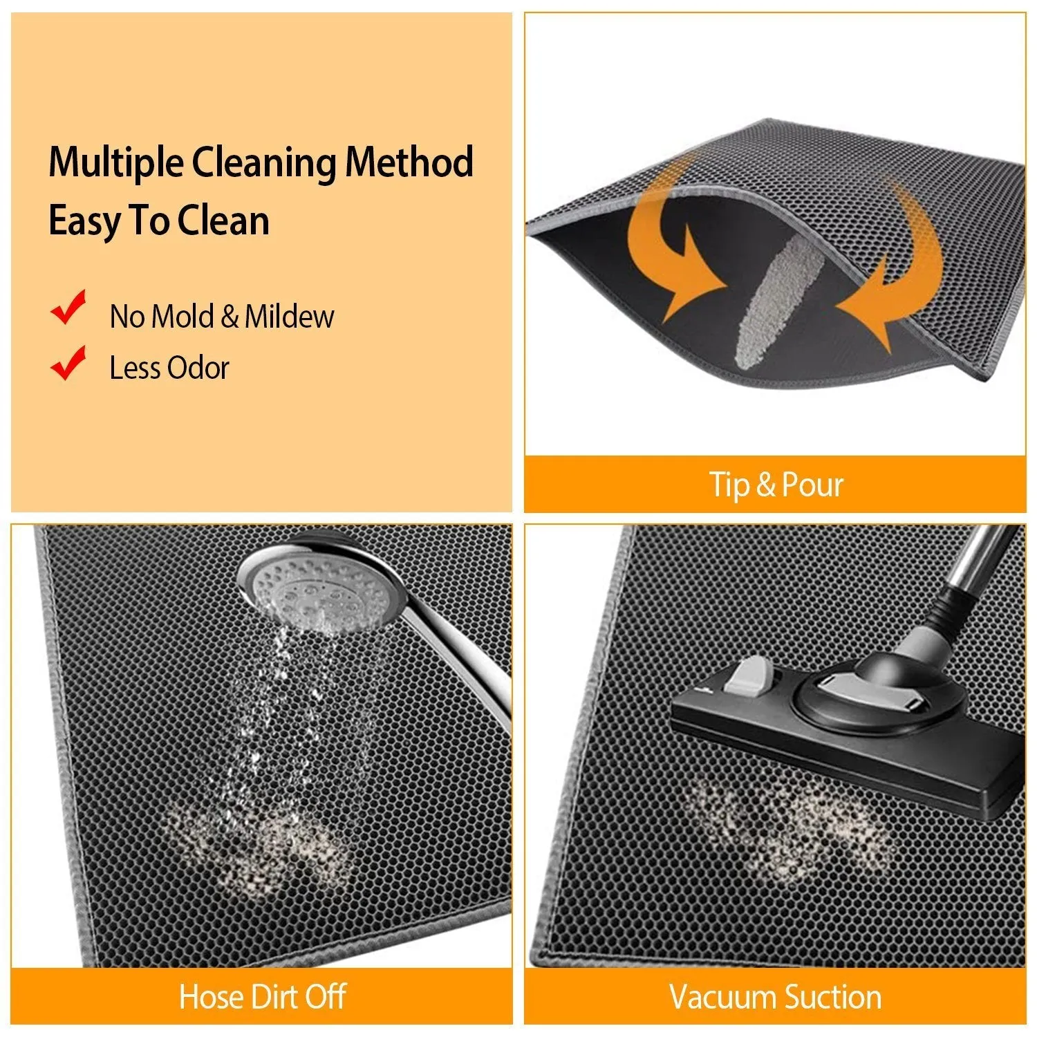EVA Honeycomb Double Layer Cat Litter Mat