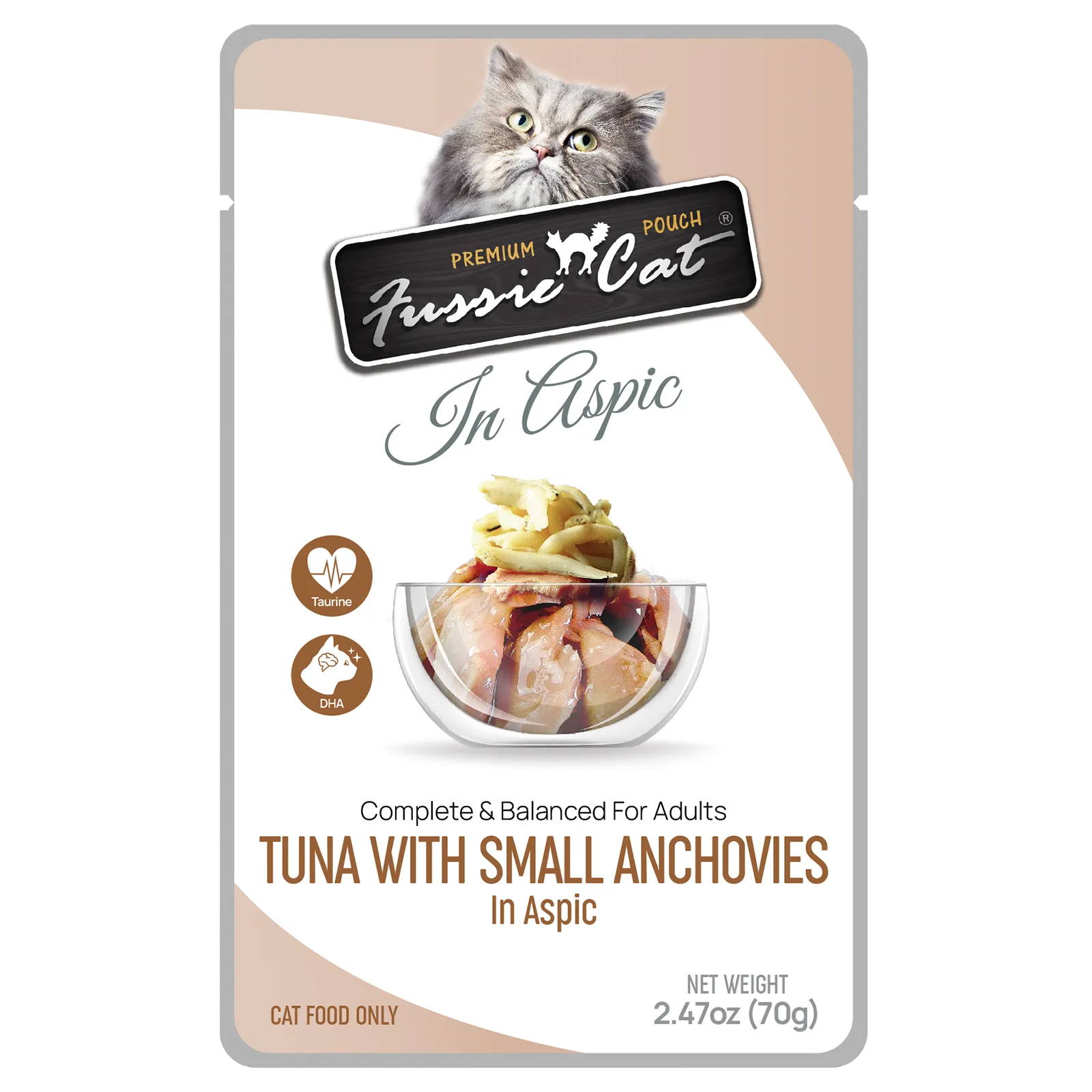 Fussie Cat - Tuna with Small Anchovies in Aspic Wet Cat Food