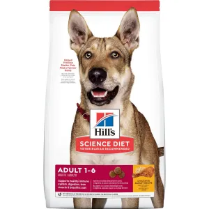 Hill's Science Diet Adult 1-6 Chicken & Barley Dry Dog Food 45lb