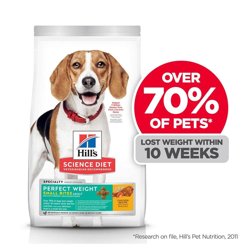 Hill's Science Diet Perfect Weight Adult Small Bites Dry Dog Food
