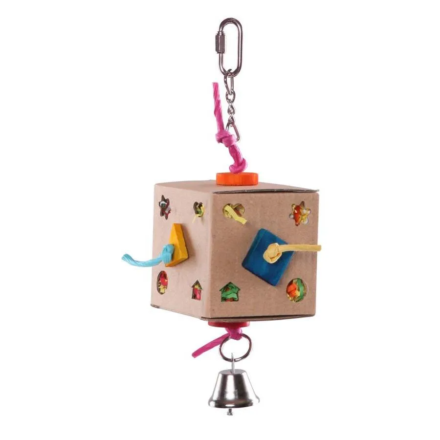 Kazoo Bird Toy Cardboard Activity Box with Bell Medium^^^