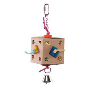 Kazoo Bird Toy Cardboard Activity Box with Bell Medium^^^