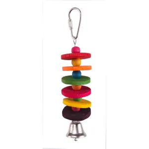 Kazoo Bird Toy with Round Chips and Bell Small^^^