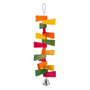 Kazoo Bird Toy with Zig Zag Chips and Bell Medium^^^