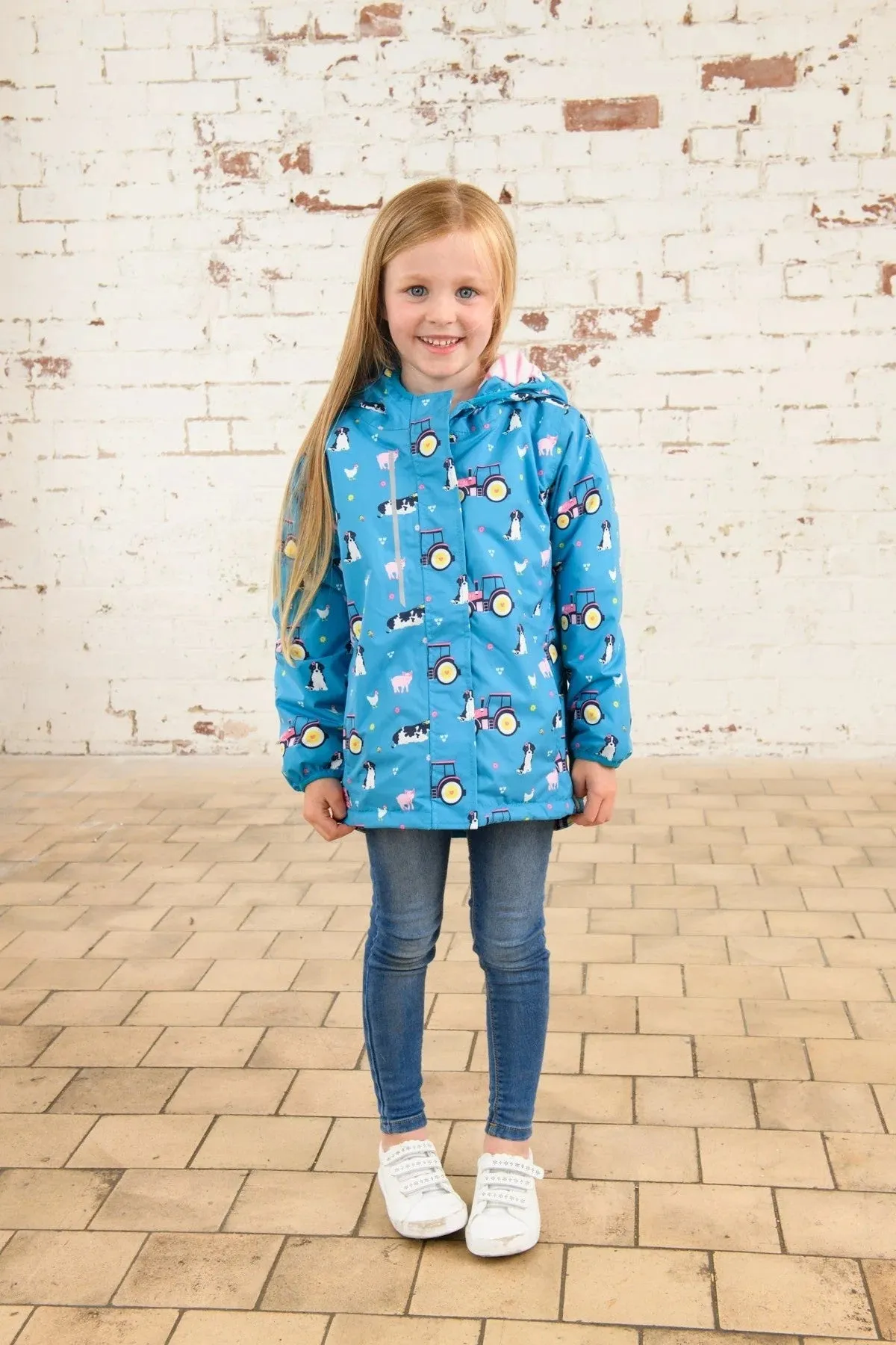 Lighthouse Girls Freya Padded Waterproof Jacket-TEAL
