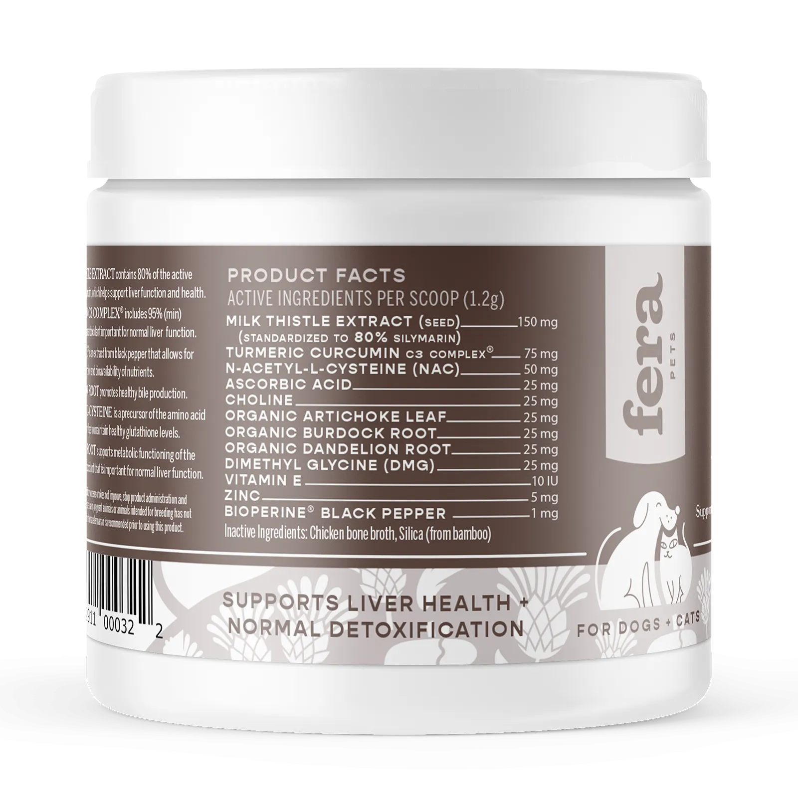 Liver Support for Dogs and Cats from Fera Pet Organics