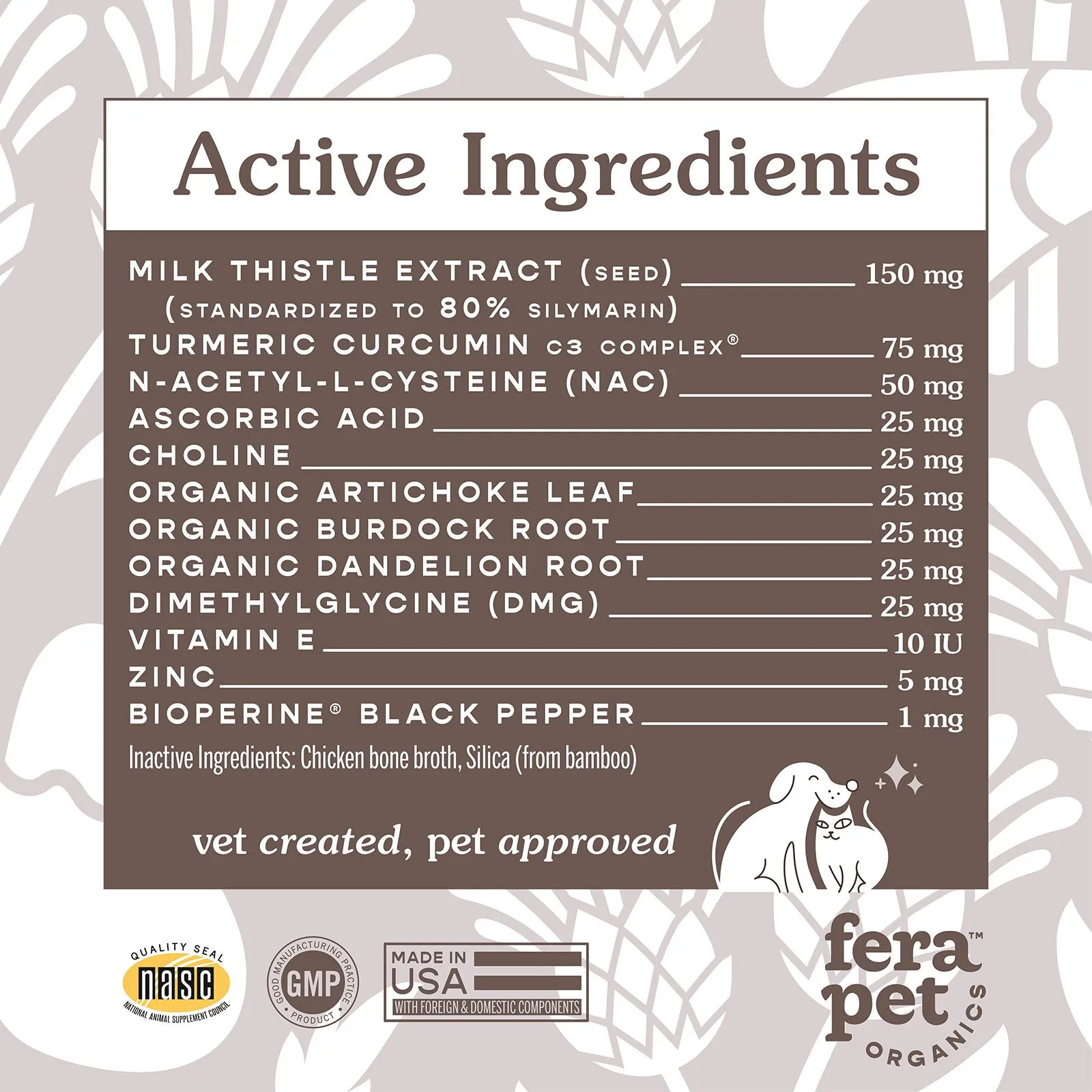 Liver Support for Dogs and Cats from Fera Pet Organics