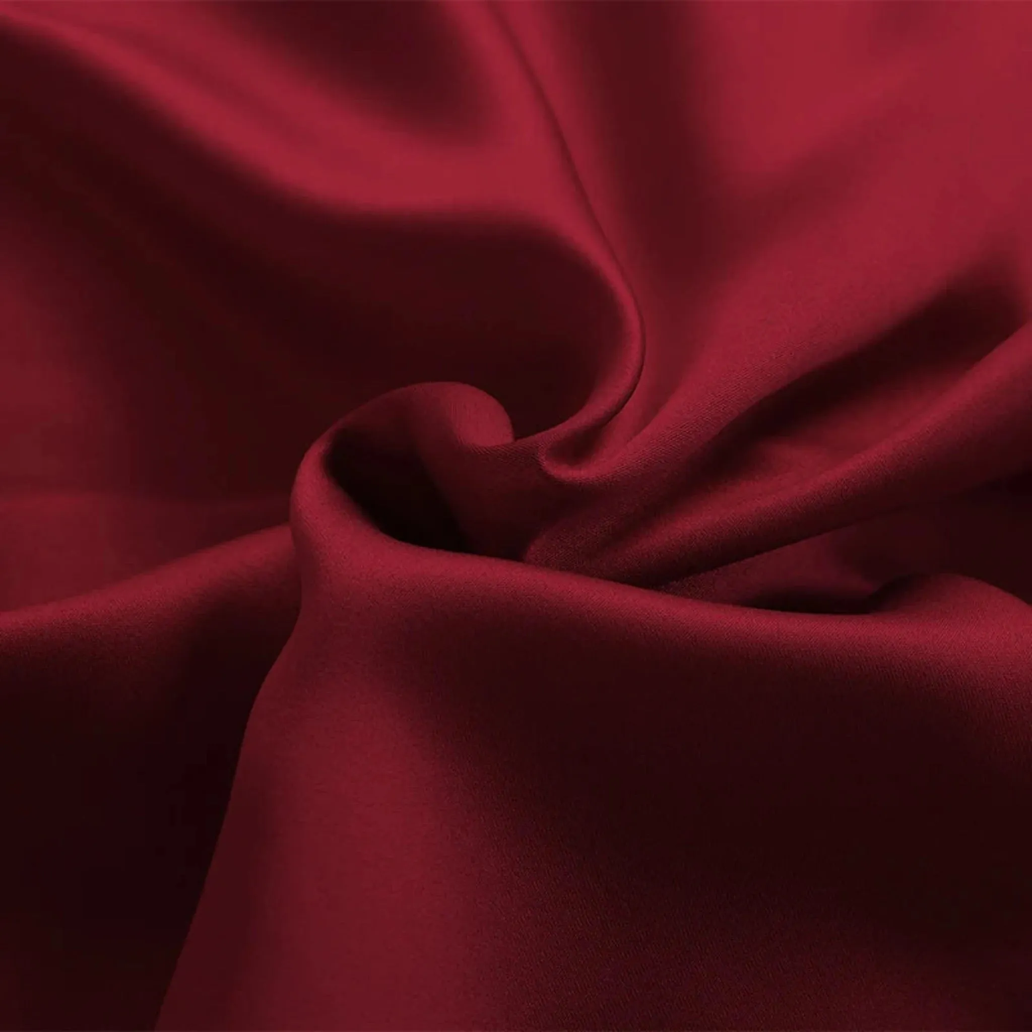 Luxury Wine Red Tencel Cotton Bedding Set with Duvet Cover and Pillowcases
