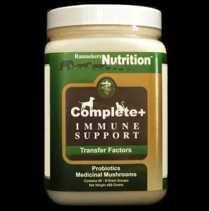 RAMAEKERS COMPLETE   IMMUNE SUPPORT VITAMINS FOR DOGS AND CATS WITH MEDICINAL MUSHROOMS AND TRANSFER FACTOR