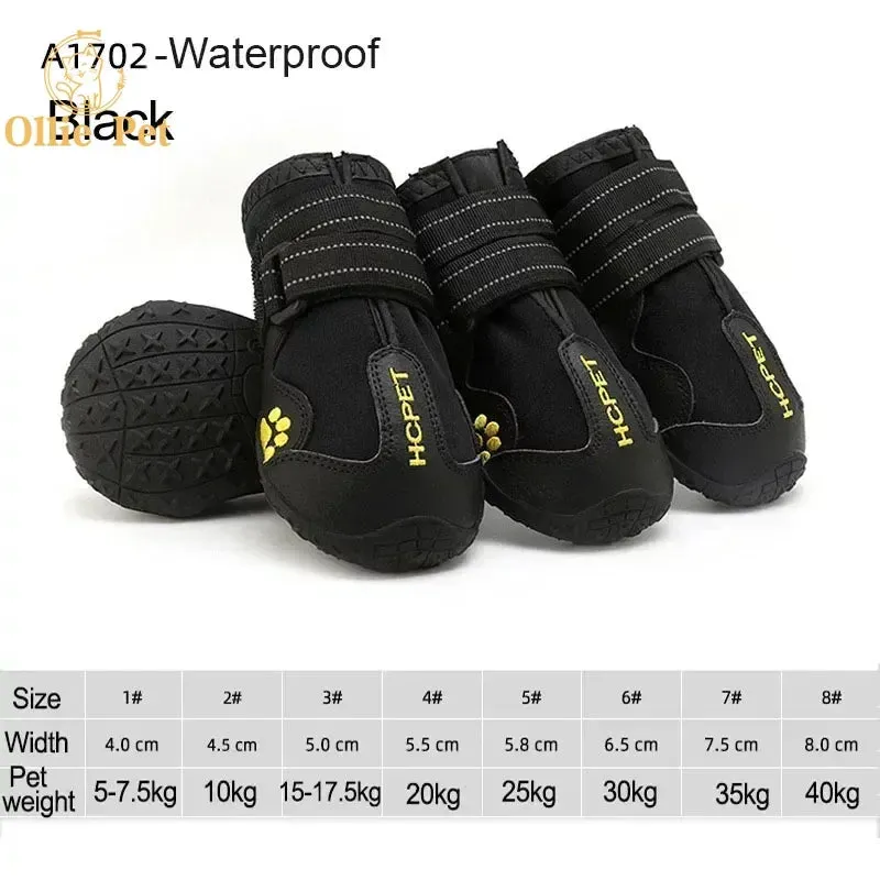 Reflective Dog Shoes (Waterproof Anti-Slip)