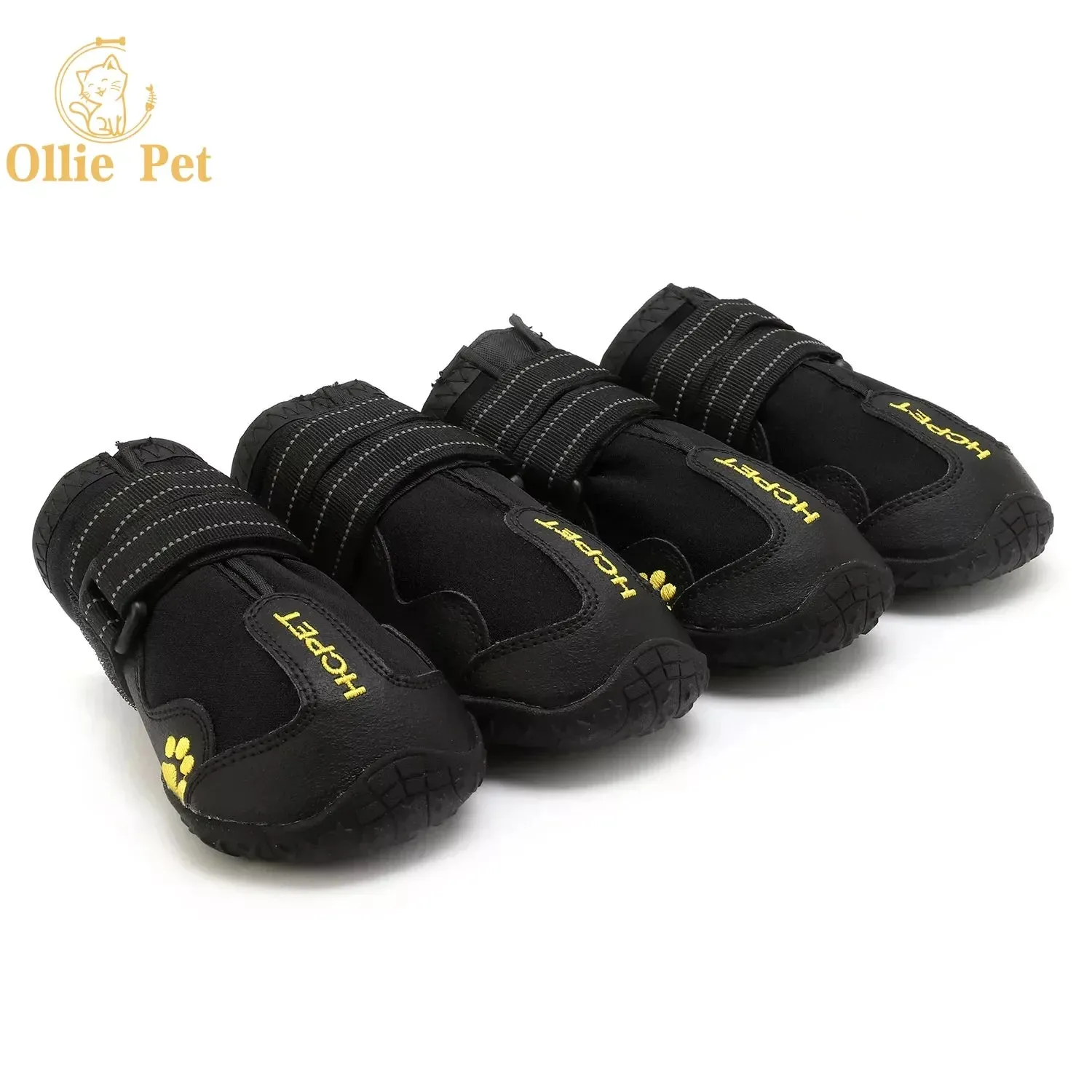 Reflective Dog Shoes (Waterproof Anti-Slip)