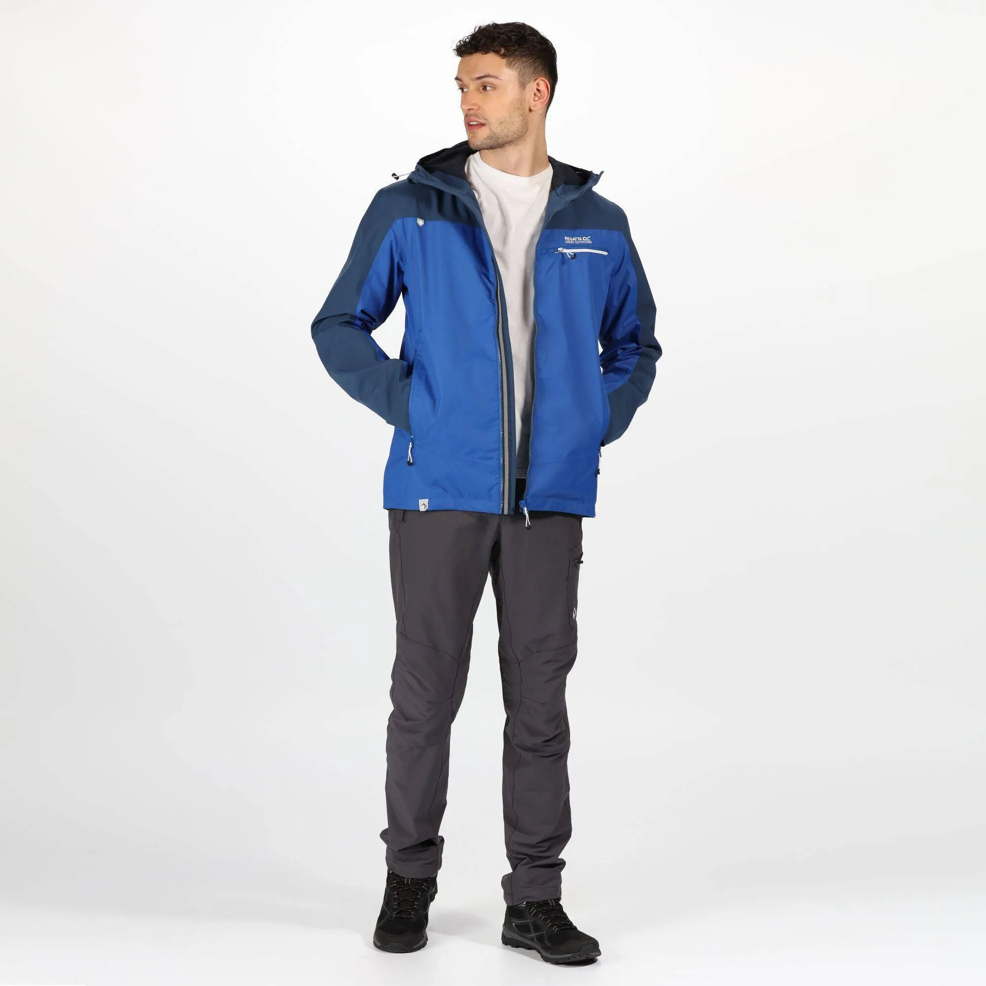 Regatta Mens Highton Lightweight Jacket -NAUTICAL BLUE