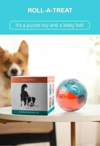Roll-A-Treat Interactive Dog Treat Dispensing Toy