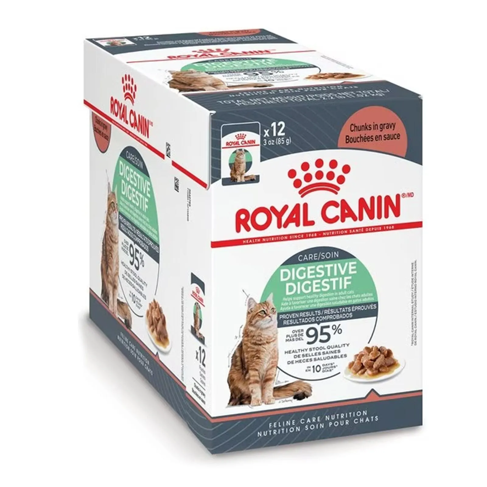 Royal Canin Cat Digestive Care Adult Gravy Pouches 85g x 12^^^