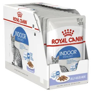 Royal Canin Cat Indoor with Jelly Wet Food Pouches 85g x 12^^^