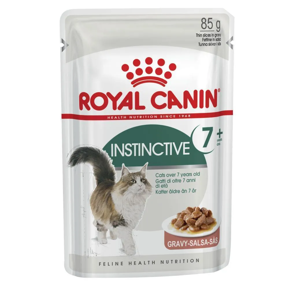 Royal Canin Cat Instinctive 7  with Gravy Wet Food Pouches 85g^^^