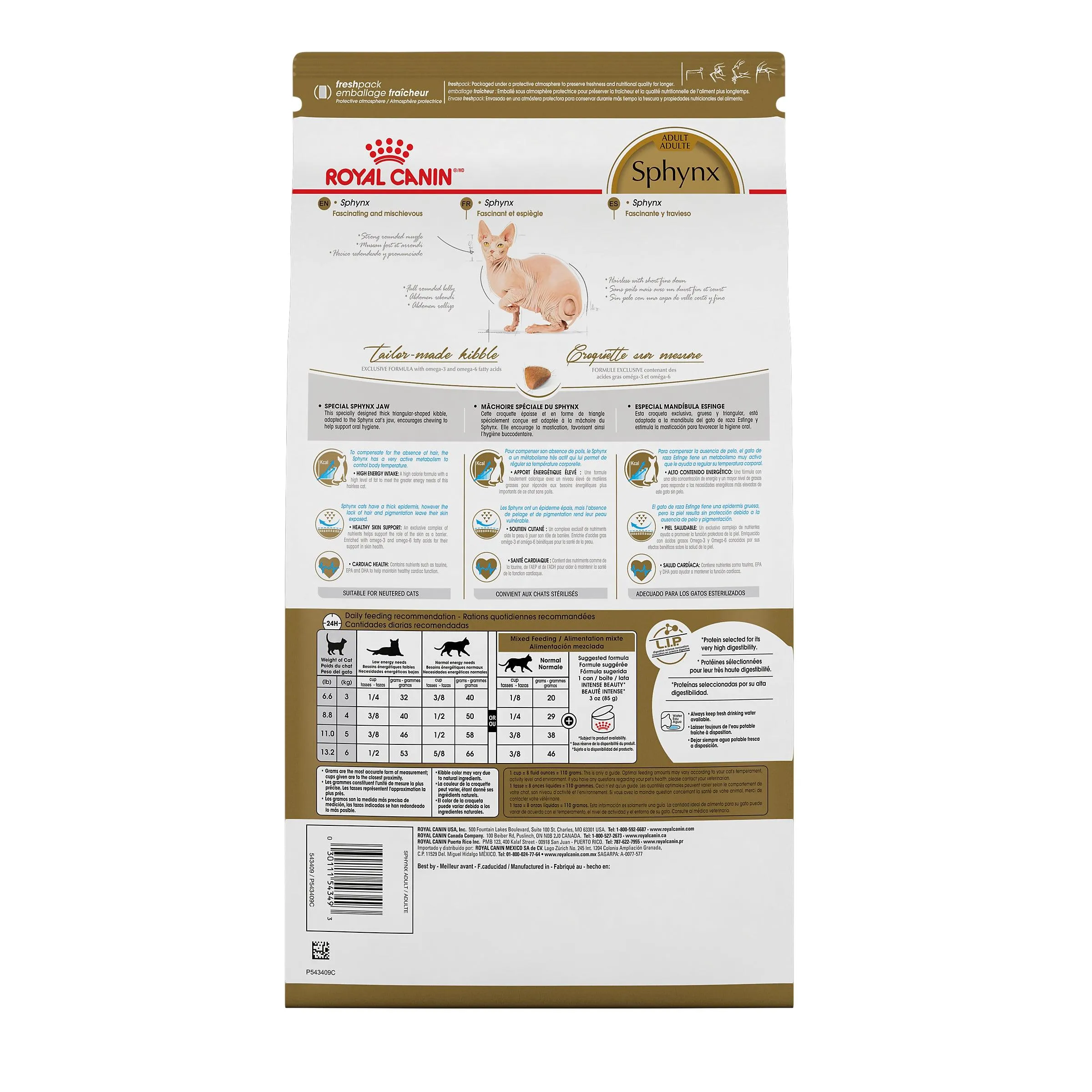 Royal Canin Feline Breed Nutrition Sphynx Adult Dry Cat Food