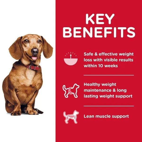Science Diet Adult Perfect Weight Small & Mini Chicken Recipe Dry Dog Food, 4lb