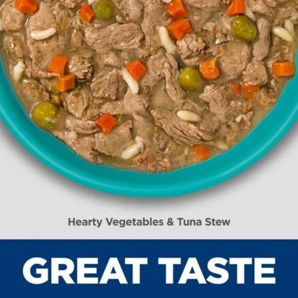 Science Diet Perfect Weight & Joint Support Hearty Vegetables and Tuna Stew Adult Canned Dog Food, 12.5oz