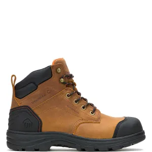 Wolverine Men's Carlsbad Cap-Toe 6" Steel-Toe Work Boot - Tan
